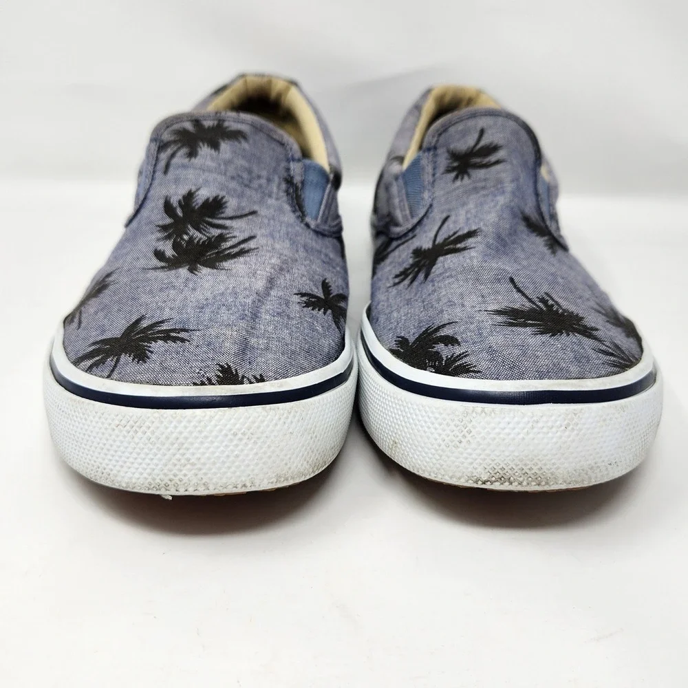 Men's Sperry Halyard Gore Slip-on‎ Sneakers Grey Palm 9.5M